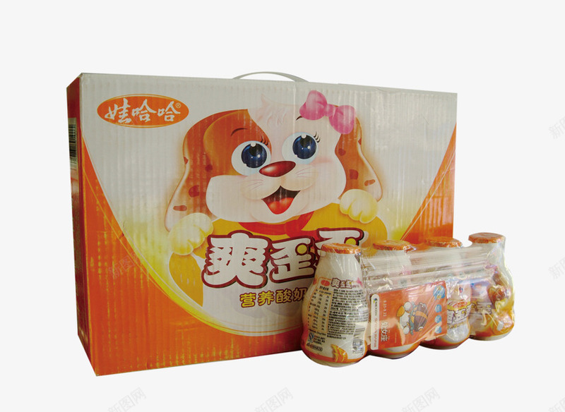 哇哈哈爽歪歪png免抠素材_新图网 https://ixintu.com 包装 双歪歪 零食 食品 食物