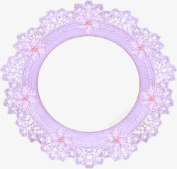 紫色蕾丝紫色蕾丝边框高清图片