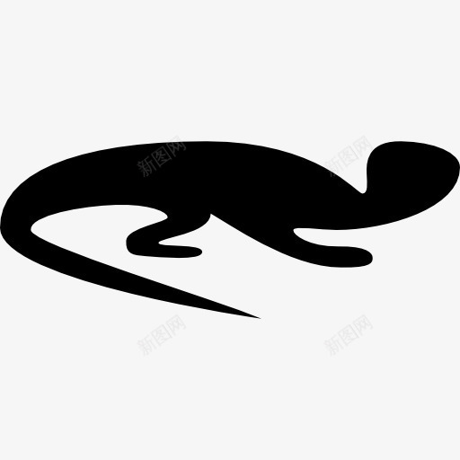 蜥蜴面对权利图标png_新图网 https://ixintu.com 动物 尾巴 爬行动物 野生动物 野生的