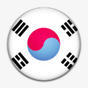 南韩国国旗南韩国国世界标志高清图片