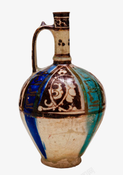 古董陶瓷瓶实物图素材