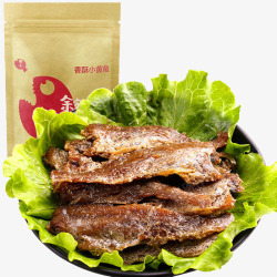 生菜搭配香酥小黄鱼高清图片