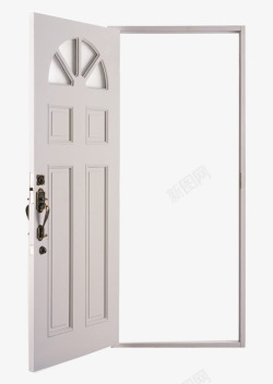 铜门一扇打开的门高清图片