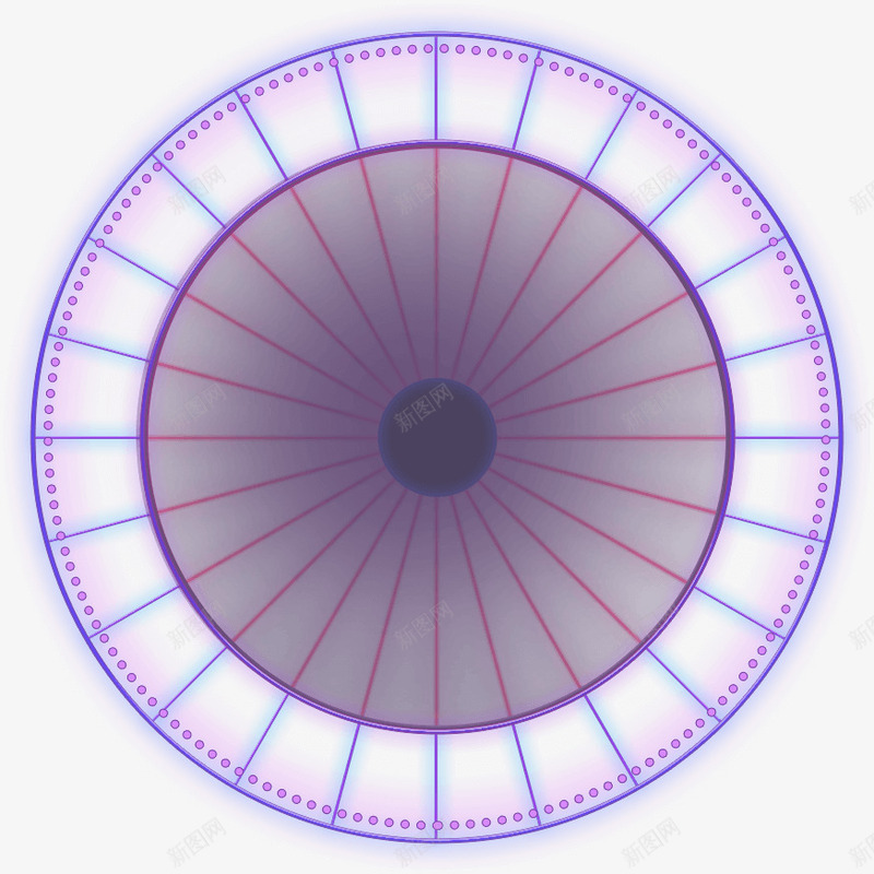 紫色绚丽圆形png免抠素材_新图网 https://ixintu.com 圆形 紫色 绚丽 设计