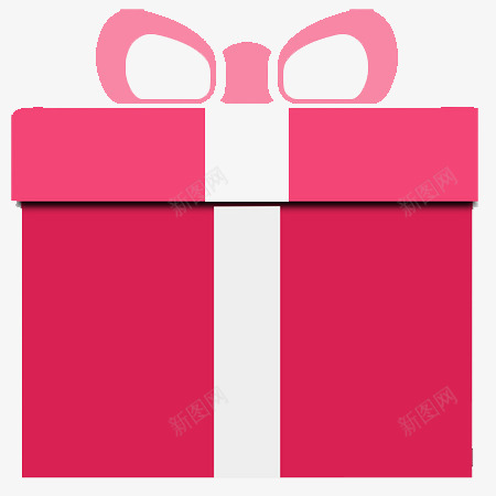 粉红色盒子png免抠素材_新图网 https://ixintu.com 圣诞礼盒 礼物 礼物盒 粉红色盒子