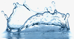 水面波浪透明水面的水花高清图片
