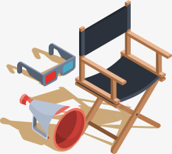 酷乐K歌图标电影道具椅子眼镜图标矢量图高清图片