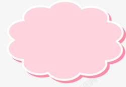 粉色彩云云朵彩云粉色彩云标题高清图片