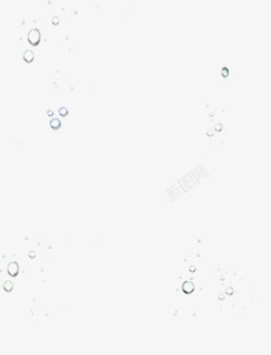 水泡漂浮透明水泡素材