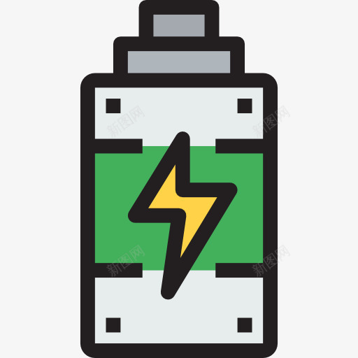 能源图标png_新图网 https://ixintu.com 充电 商业和金融 技术 电力 电池 能源 螺栓