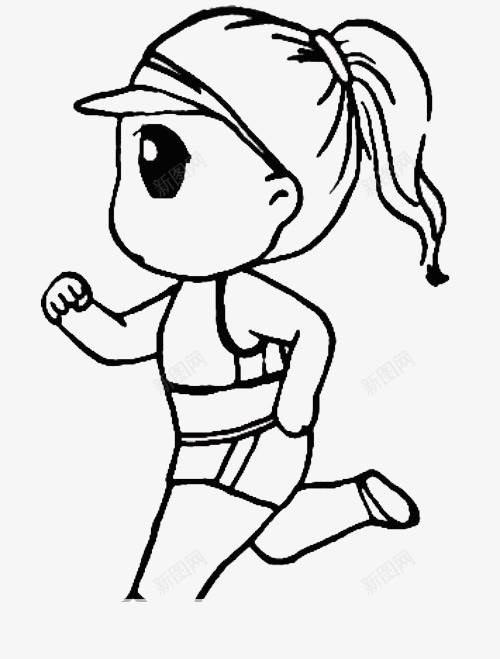 奔跑的孩子png免抠素材_新图网 https://ixintu.com 可爱 奔跑 奔跑的孩子 孩子 手绘