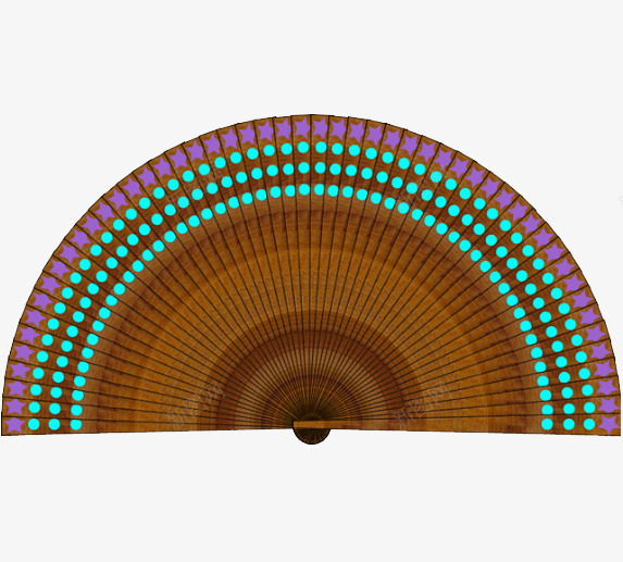 手绘扇子png免抠素材_新图网 https://ixintu.com 图案 扇形 手绘 装饰