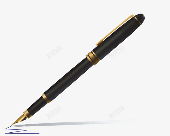 黑色钢笔png免抠素材_新图网 https://ixintu.com 开学季 手写笔 线条 钢笔 钢笔元素 钢笔图案 钢笔素材