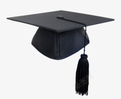 黑色大学生博士学士帽毕业帽学位帽博士帽高清图片