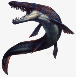 史前生物水中恐龙高清图片