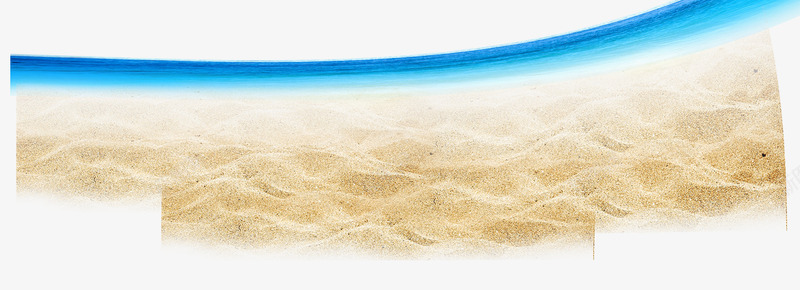 沙滩元素png免抠素材_新图网 https://ixintu.com 沙滩 米色 绿色 青色
