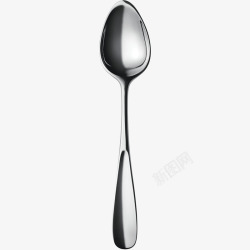银色勺子银色不锈钢勺子高清图片