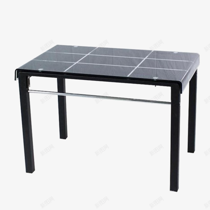 黑色钢化玻璃png免抠素材_新图网 https://ixintu.com 桌面 玻璃 钢化 餐桌 餐桌桌面