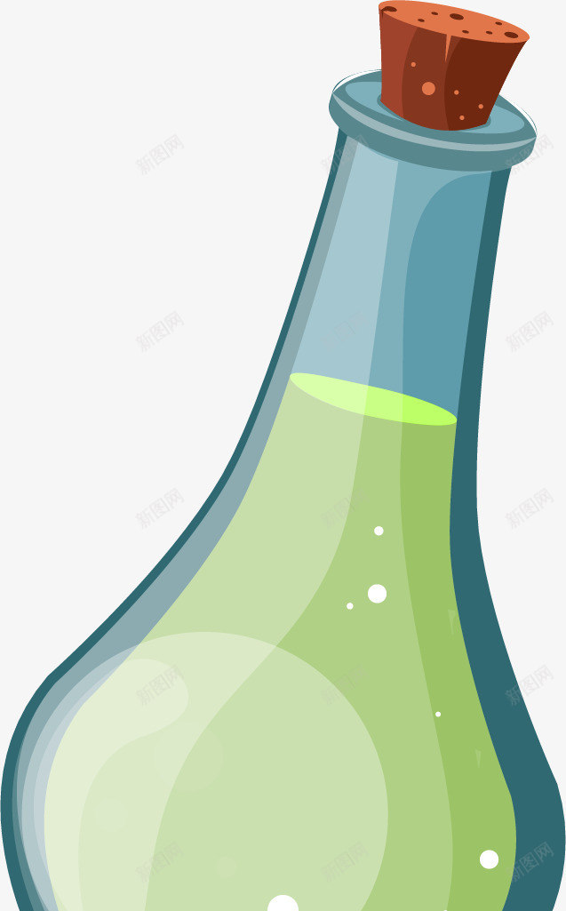 一杯满满的化学药瓶png免抠素材_新图网 https://ixintu.com 创意 化学 卡通手绘 反光 实验 立体 绿色 透明