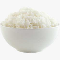 透明碗一碗米饭高清图片