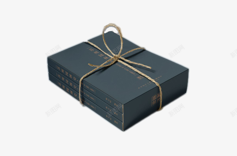 书面包装盒子png免抠素材_新图网 https://ixintu.com 中国味 书盒 复古 艺术 设计
