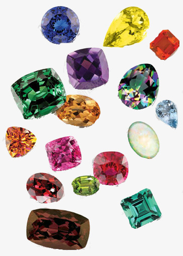 钻石实物图png免抠素材_新图网 https://ixintu.com 女性用品 实物图 彩色 紫色 绿色 钻石 饰品