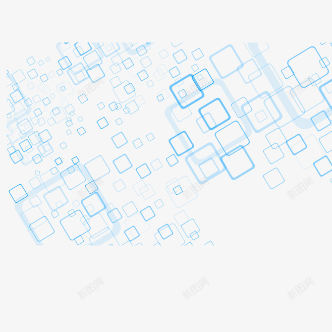 创意合成蓝色科技方块形状png免抠素材_新图网 https://ixintu.com 创意 合成 形状 方块 科技 蓝色