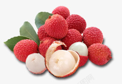新疆水果节生鲜水果新鲜荔枝元素高清图片