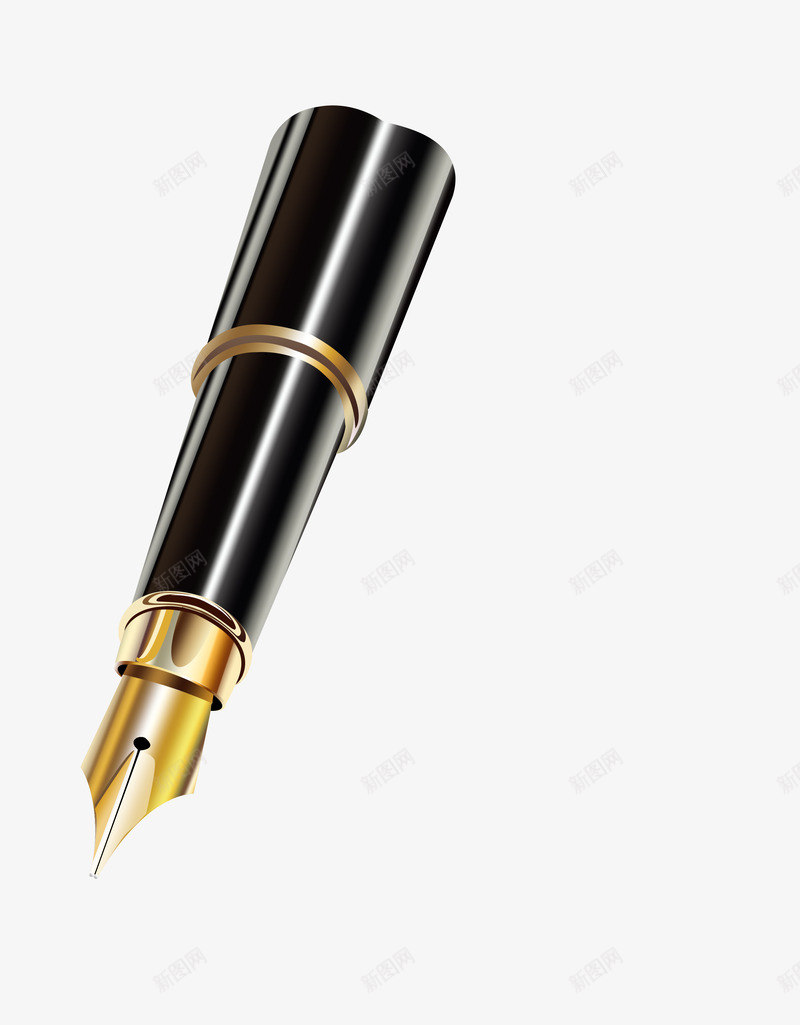 钢笔形png免抠素材_新图网 https://ixintu.com 写字 练字 设计 钢笔 钢笔图案