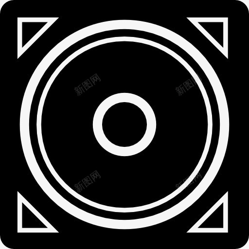 音乐低音的方盒子图标png_新图网 https://ixintu.com 低音 低音喇叭 工具 工具盒 广场 放大 音乐