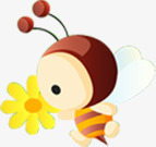 小蜜蜂儿童节动物素材