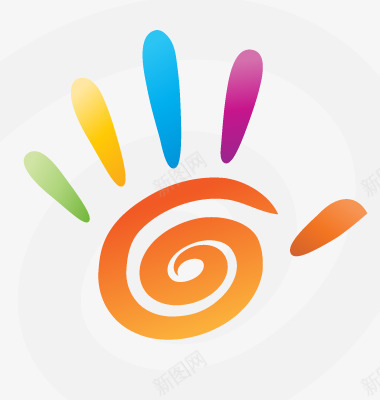 手印png免抠素材_新图网 https://ixintu.com 五颜六色 手型 手掌 缤纷