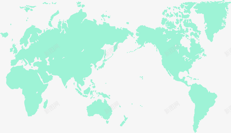 浅绿色地球地图医疗png免抠素材_新图网 https://ixintu.com 医疗 地图 地球 浅绿色