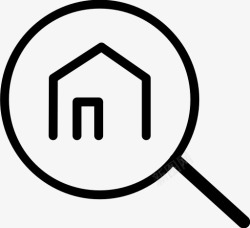 房屋搜索家园房屋放大镜性能财产搜索se高清图片