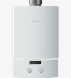 平面热水器白色手绘热水器家电高清图片