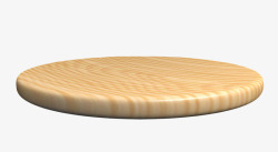 碟子设计棕色木质纹理木圆盘实物高清图片
