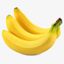 新鲜香蕉实物素材
