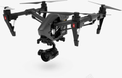 无人机遥控实物黑色四轴航拍器高清图片