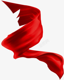 红色鹦鹉效果图红色活动海报彩带效果图高清图片