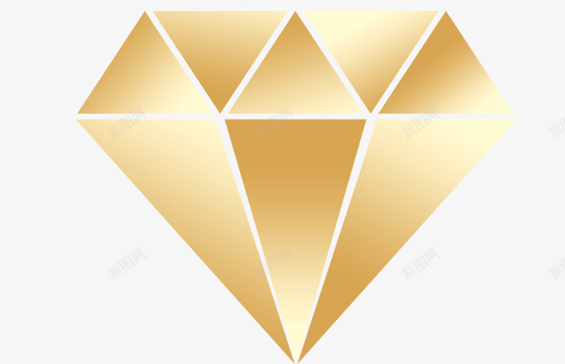 钻石图标png_新图网 https://ixintu.com vip卡 娱乐 金色钻石