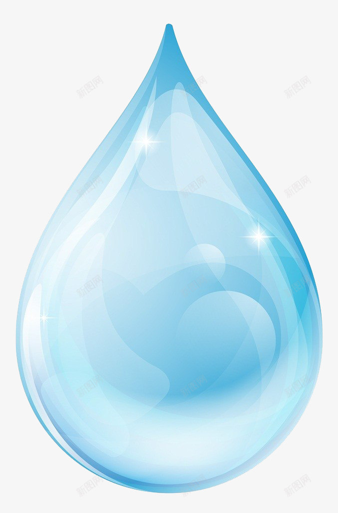 蓝色液体png免抠素材_新图网 https://ixintu.com 一滴水 水滴 湿 蓝色液体 雨滴 露珠 鲜明光泽