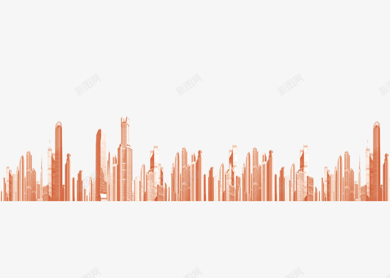 城市建筑物png免抠素材_新图网 https://ixintu.com 城市 大厦 建筑物 楼房