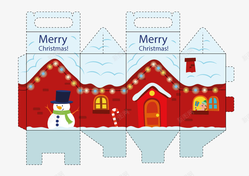 拼装盒子png免抠素材_新图网 https://ixintu.com 圣诞节 高清