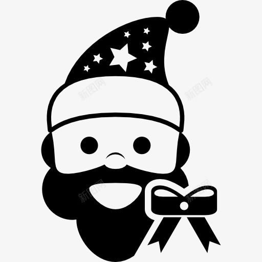 圣诞老人的头图标png_新图网 https://ixintu.com santa 人 圣诞老人 圣诞节 头 小 性格 的人 脸