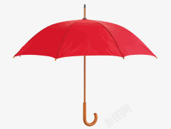 红伞雨具PNG图片素材小红伞矢量图高清图片