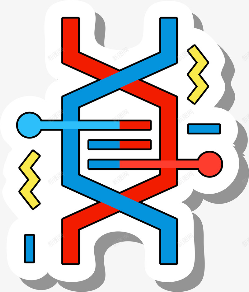 彩色科学化学实验图案png免抠素材_新图网 https://ixintu.com 化学 卡通 彩色贴纸 矢量图案 研究 科学 量子