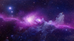 星空情人节星空中的紫色星光海报背景七夕情人节高清图片