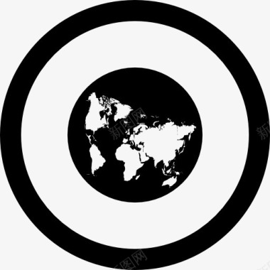 圆形象征世界图标图标
