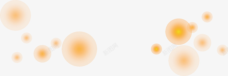 橘色圆形光斑装饰png免抠素材_新图网 https://ixintu.com 光斑 圆形 橘色 淡橘色 装饰