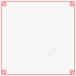 红色复古花纹背景图片中国风边框装饰图高清图片